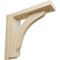 Ekena Millwork 2 1/2"W x 8 3/4"D x 8 1/4"H Reece Shelf Bracket, Rubberwood BKT02X08X08RERW - alternate 1